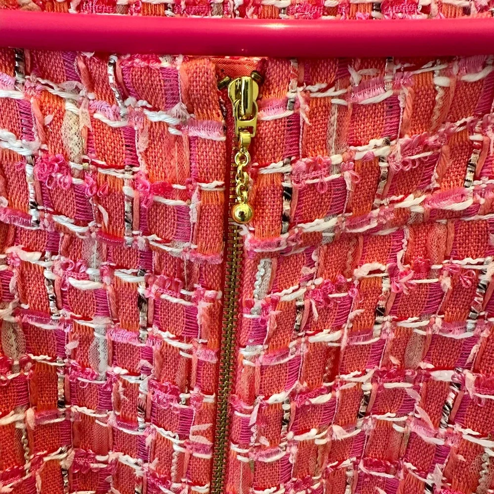 Kate Spade Chic Pink Tweed Skirt - Picture 4 of 4